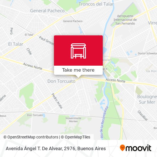 Mapa de Avenida Ángel T. De Alvear, 2976