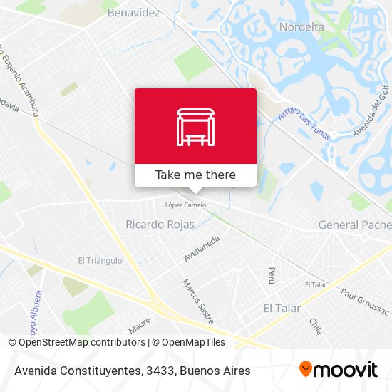 Mapa de Avenida Constituyentes, 3433