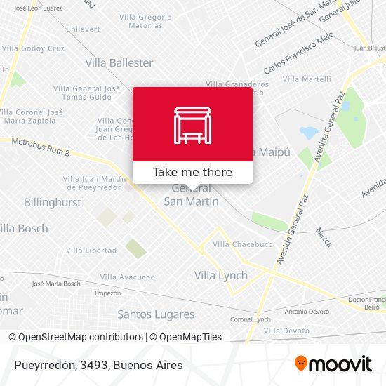 Pueyrredón, 3493 map