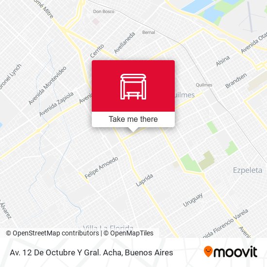 Mapa de Av. 12 De Octubre Y Gral. Acha