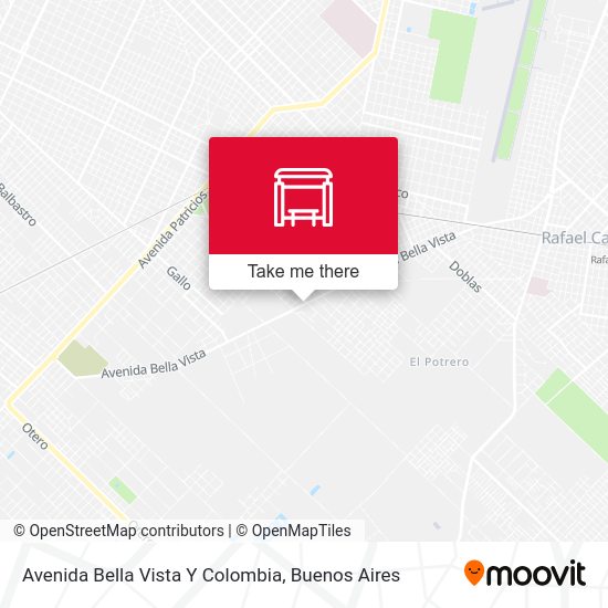 Mapa de Avenida Bella Vista Y Colombia
