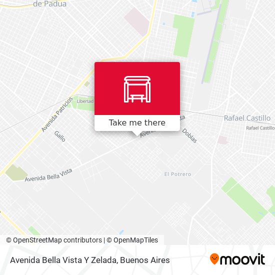 Avenida Bella Vista Y Zelada map