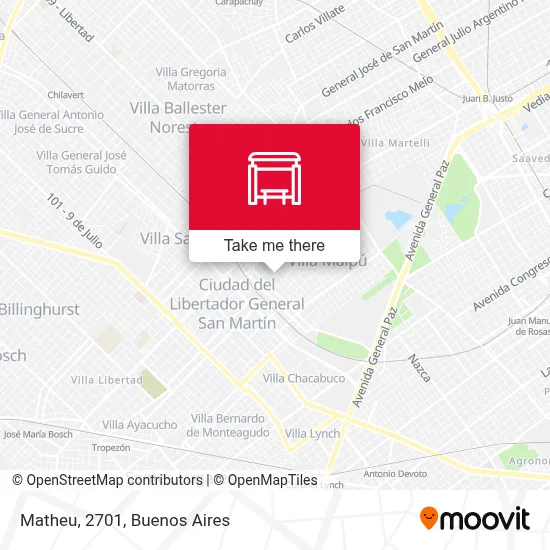 Matheu, 2701 map