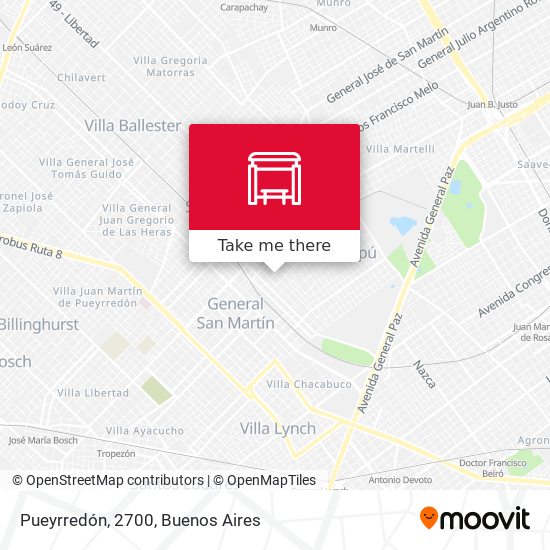 Pueyrredón, 2700 map