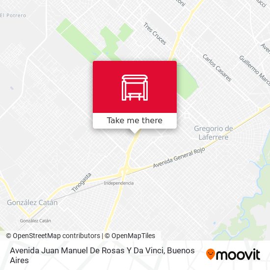 Avenida Juan Manuel De Rosas Y Da Vinci map