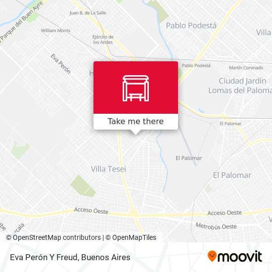Mapa de Eva Perón Y Freud
