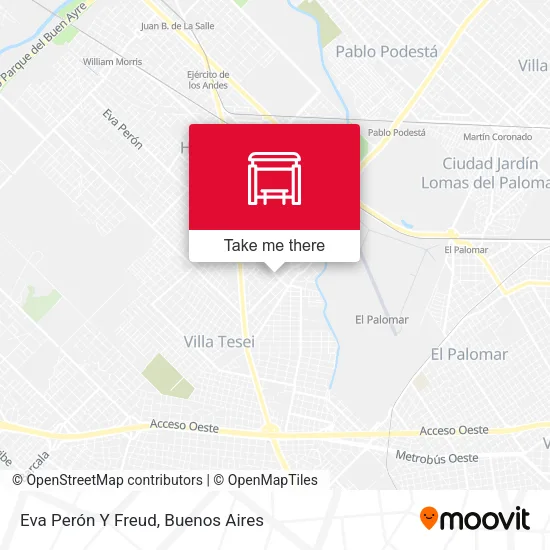 Eva Perón Y Freud map