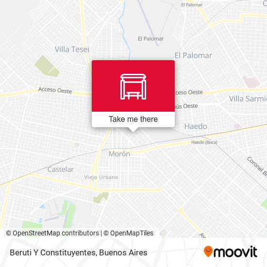Beruti Y Constituyentes map
