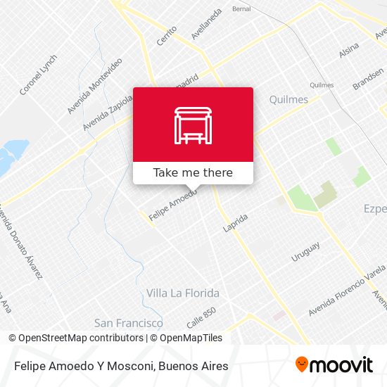 Felipe Amoedo Y Mosconi map