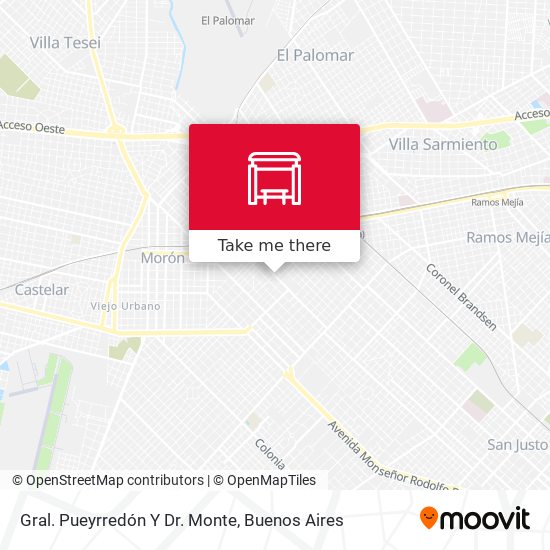 Mapa de Gral. Pueyrredón Y Dr. Monte