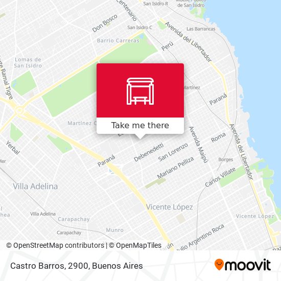 Castro Barros, 2900 map