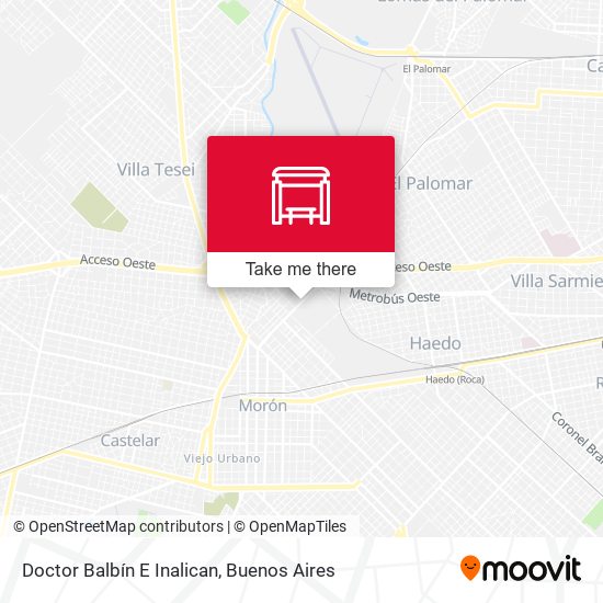 Mapa de Doctor Balbín E Inalican
