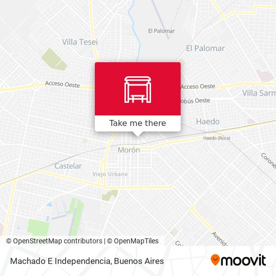 Machado E Independencia map