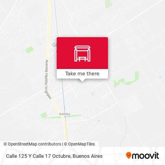 Calle 125 Y Calle 17 Octubre map