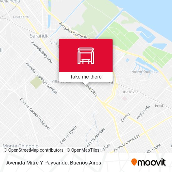 Avenida Mitre Y Paysandú map