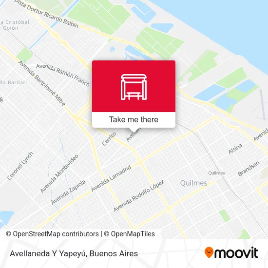 Avellaneda Y Yapeyú map