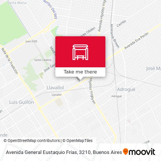 Mapa de Avenida General Eustaquio Frías, 3210