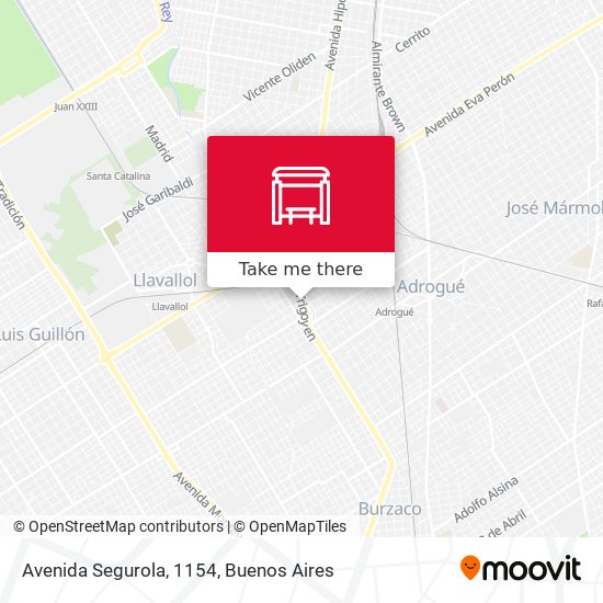 Avenida Segurola, 1154 map