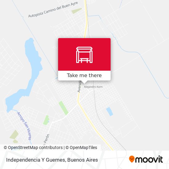 Independencia Y Guemes map