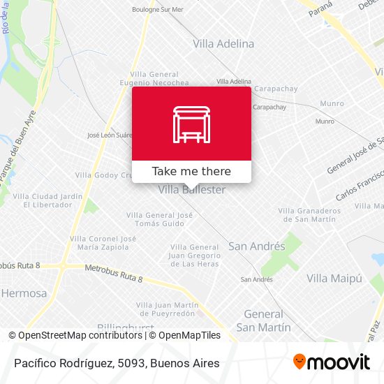 Pacífico Rodríguez, 5093 map