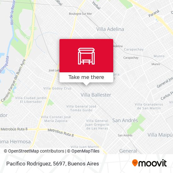Mapa de Pacífico Rodríguez, 5697