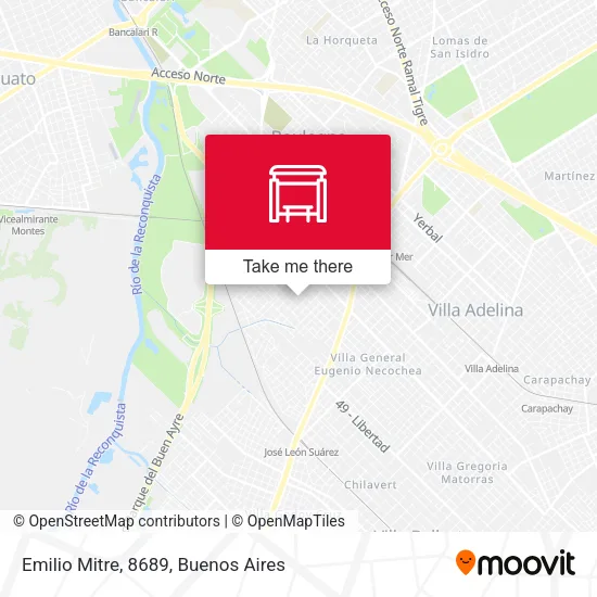 Emilio Mitre, 8689 map