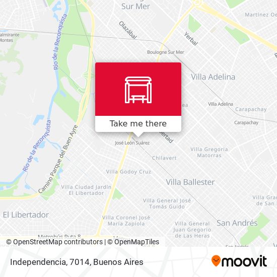 Independencia, 7014 map