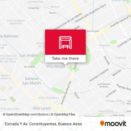 Estrada Y Av. Constituyentes map