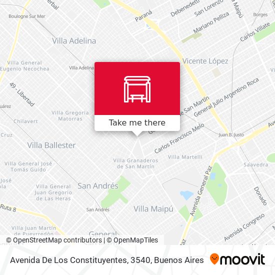 Avenida De Los Constituyentes, 3540 map