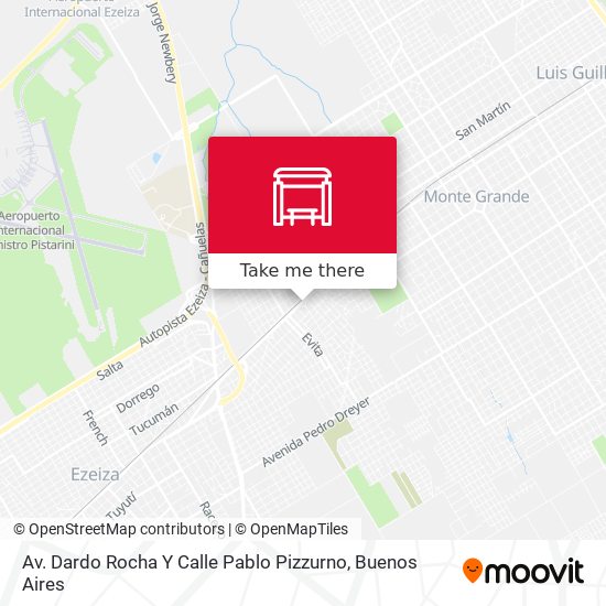 Av. Dardo Rocha Y Calle Pablo Pizzurno map