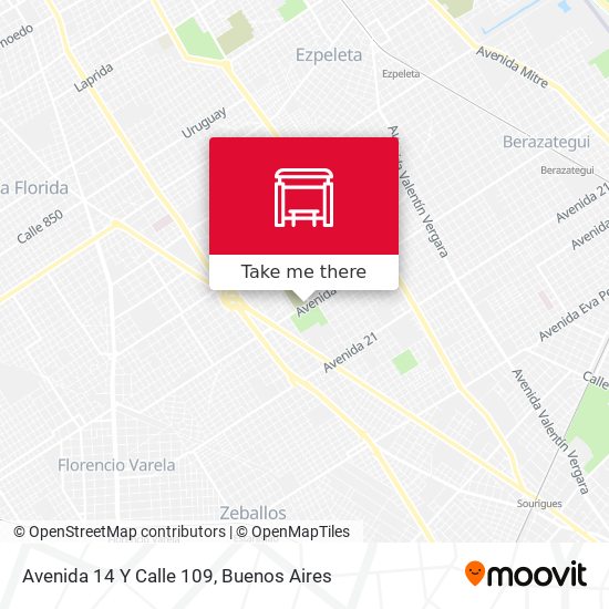Avenida 14 Y Calle 109 map