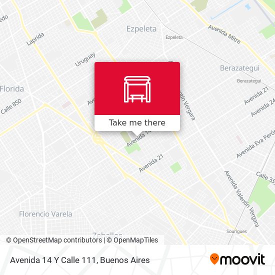 Mapa de Avenida 14 Y Calle 111