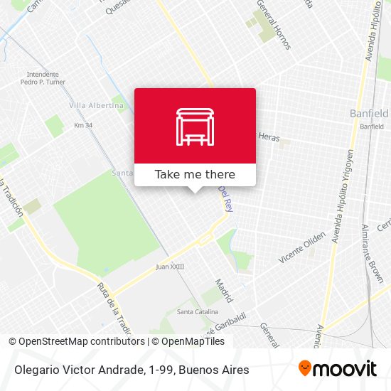 Mapa de Olegario Victor Andrade, 1-99