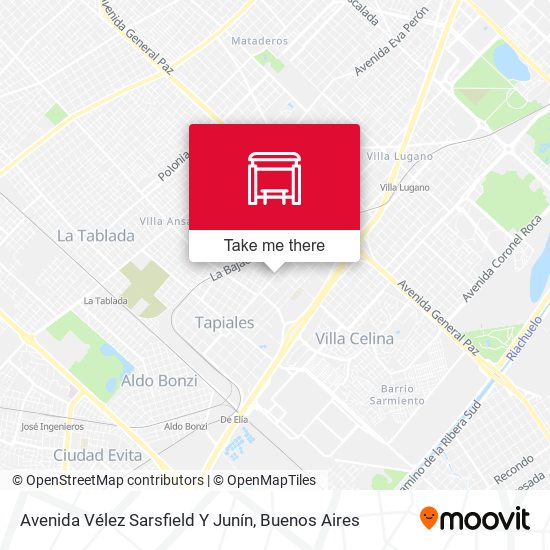 Mapa de Avenida Vélez Sarsfield Y Junín