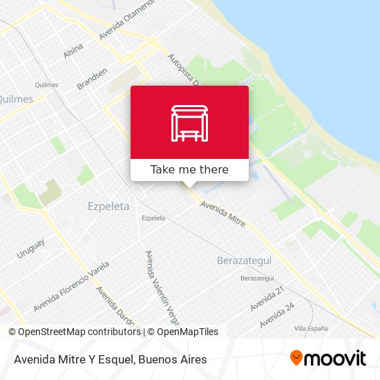 Avenida Mitre Y Esquel map