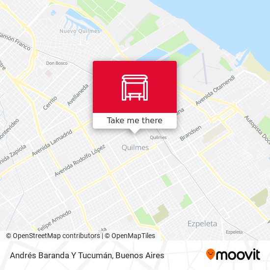 Andrés Baranda Y Tucumán map