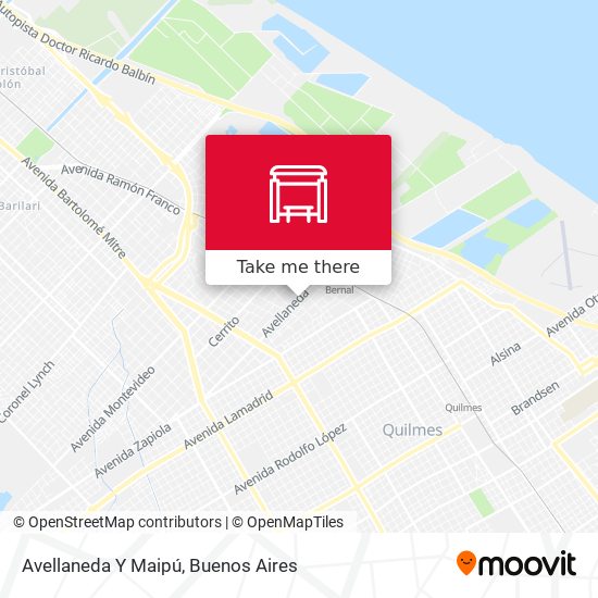 Avellaneda Y Maipú map