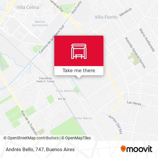Andrés Bello, 747 map