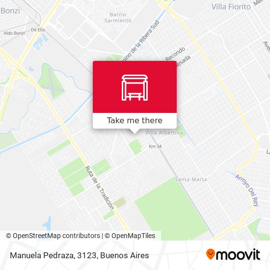 Mapa de Manuela Pedraza, 3123