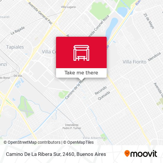 Mapa de Camino De La Ribera Sur, 2460