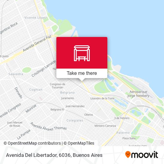 Avenida Del Libertador, 6036 map