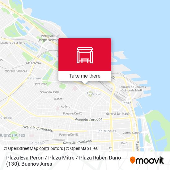 Plaza Eva Perón / Plaza Mitre / Plaza Rubén Darío (130) map