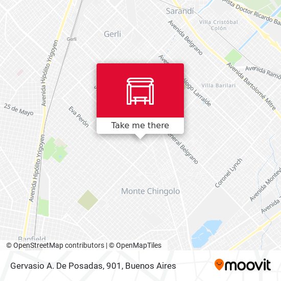 Gervasio A. De Posadas, 901 map