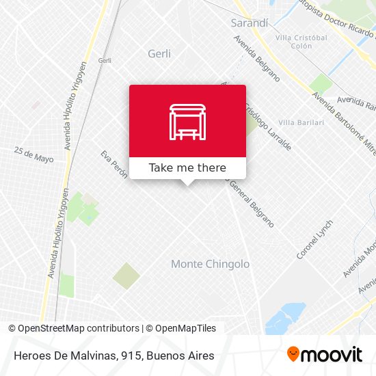 Heroes De Malvinas, 915 map