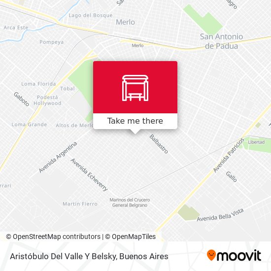 Aristóbulo Del Valle Y Belsky map