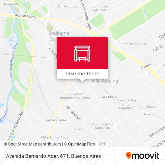 Avenida Bernardo Ader, 671 map