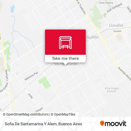 Sofia De Santamarina Y Alem map