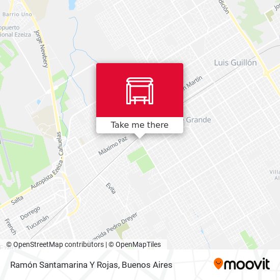 Mapa de Ramón Santamarina Y Rojas