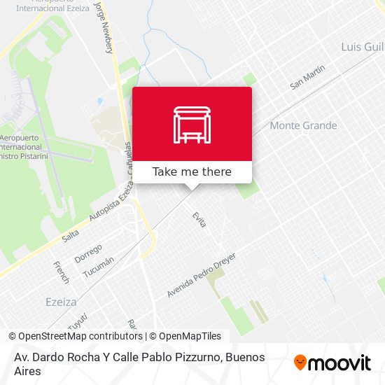 Av. Dardo Rocha Y Calle Pablo Pizzurno map