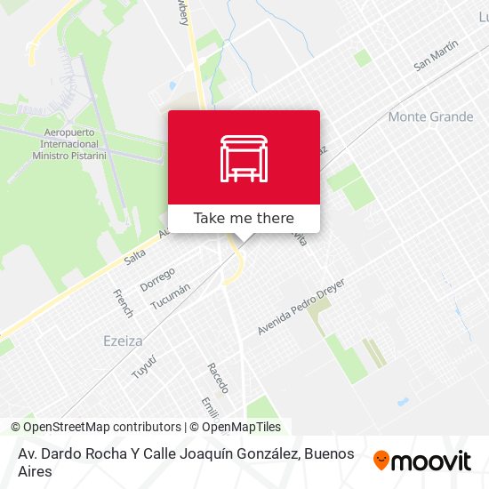 Av. Dardo Rocha Y Calle Joaquín González map